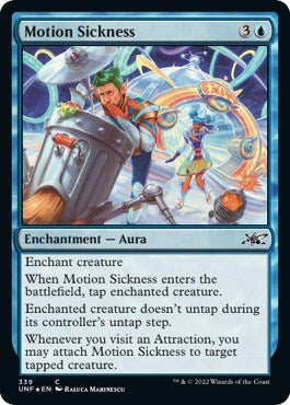 Motion Sickness (Galaxy Foil) (Unfinity) Near Mint Foil
