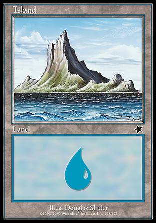 Island (158) (Starter 1999) Light Play
