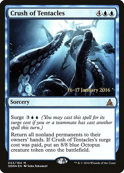 Crush of Tentacles (Promos: Prerelease Cards) Near Mint Foil