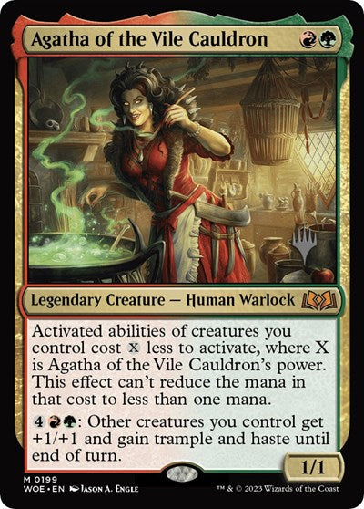 Agatha of the Vile Cauldron (Promo Pack: Wilds of Eldraine) Near Mint Foil
