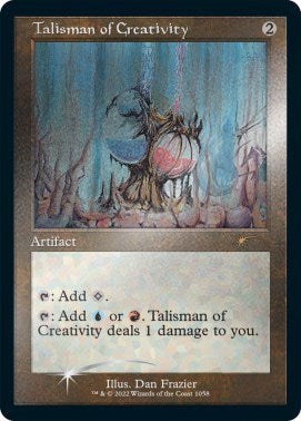 Talisman of Creativity (Retro Frame) (Foil Etched) (Secret Lair) Near Mint Foil