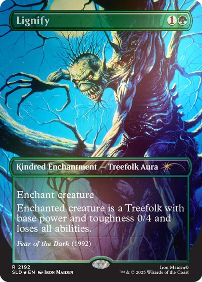 Lignify (2192) (Rainbow Foil) (Secret Lair) Near Mint Foil
