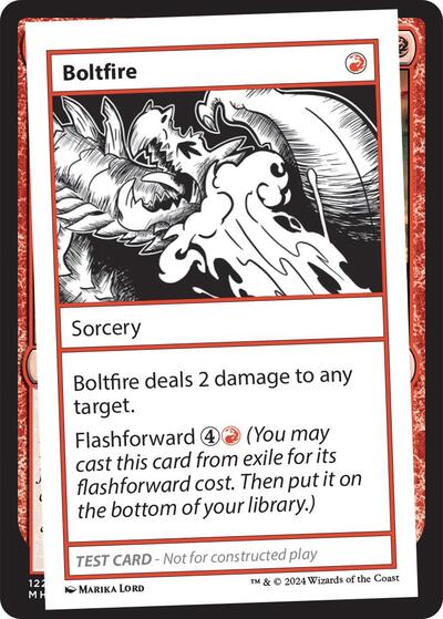 Boltfire (Mystery Booster 2 Playtest Cards) Near Mint