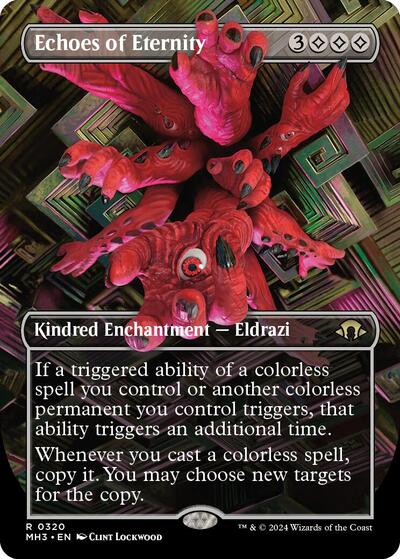 Echoes of Eternity (Borderless) (Modern Horizons 3) Medium Play Foil