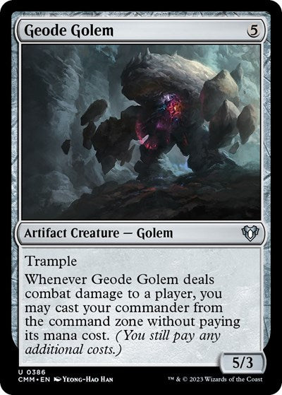 Geode Golem (Commander Masters) Near Mint
