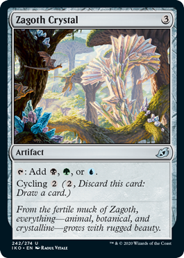 Zagoth Crystal (Ikoria: Lair of Behemoths) Near Mint Foil