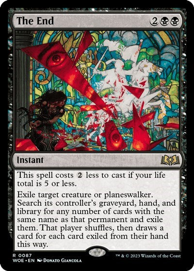 The End (Wilds of Eldraine) Damaged / Poor Foil