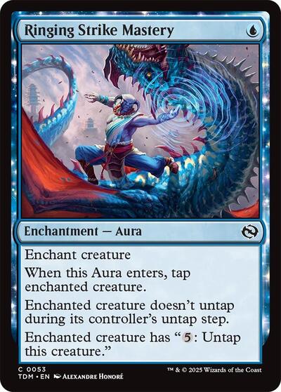 Ringing Strike Mastery (Tarkir: Dragonstorm) Light Play Foil