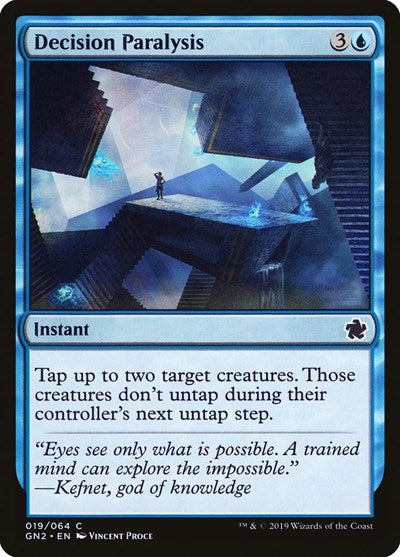 Decision Paralysis (Magic Game Night 2019) Near Mint