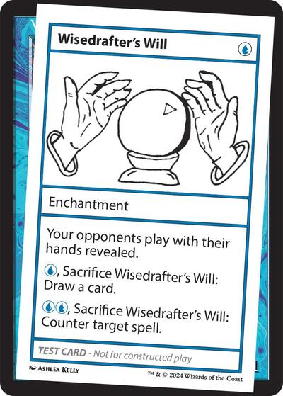Wisedrafter's Will (Mystery Booster 2 Playtest Cards) Light Play