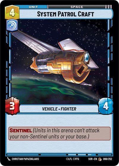 System Patrol Craft (Spark of Rebellion) Near Mint Foil