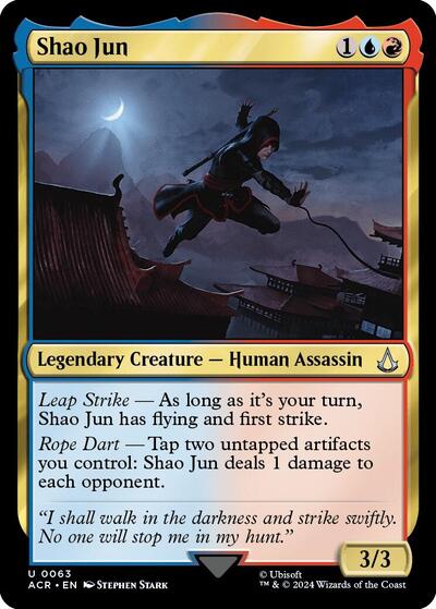 Shao Jun (Universes Beyond: Assassin's Creed) Light Play Foil