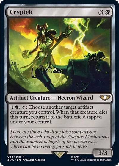 Cryptek (Surge Foil) (Universes Beyond: Warhammer 40K) Near Mint Foil