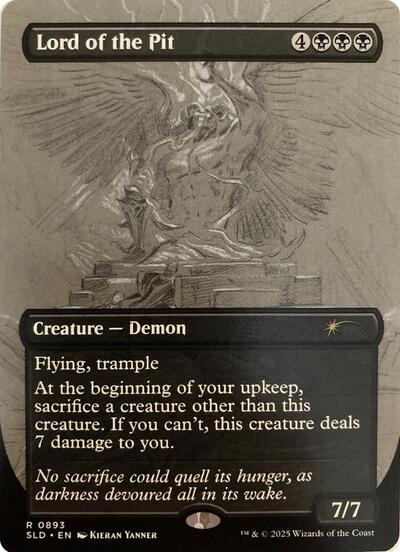 Lord of the Pit (Sketch Showcase) (Secret Lair) Near Mint