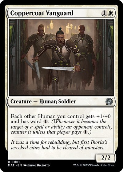 Coppercoat Vanguard (March of the Machine: The Aftermath) Near Mint Foil