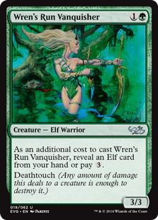 Wren's Run Vanquisher (Duel Decks Anthology: Elves vs Goblins) Light Play