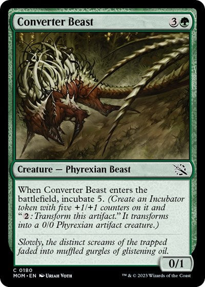 Converter Beast (March of the Machine) Light Play Foil