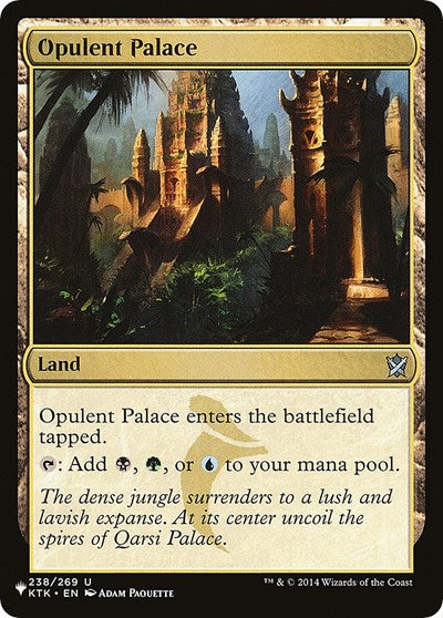 Opulent Palace (Secret Lair Commander: From Cute to Brute) Near Mint