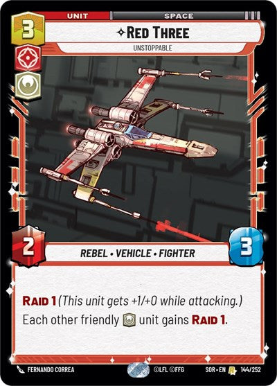Red Three Unstoppable (Spark of Rebellion) Near Mint