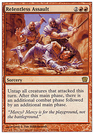 Relentless Assault (9th Edition) Light Play