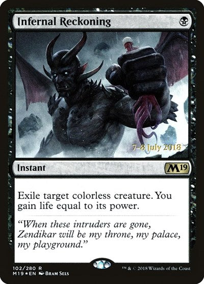 Infernal Reckoning (Promos: Prerelease Cards) Light Play Foil