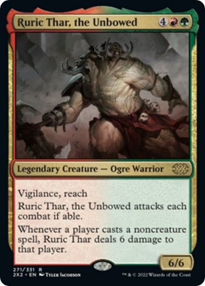 Ruric Thar, the Unbowed (Double Masters 2022) Light Play