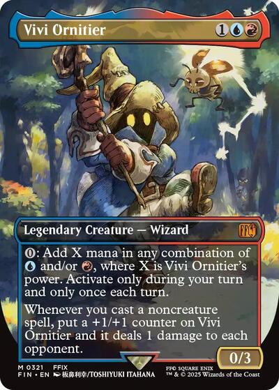 Vivi Ornitier (Borderless) (Universes Beyond: FINAL FANTASY) Near Mint Foil