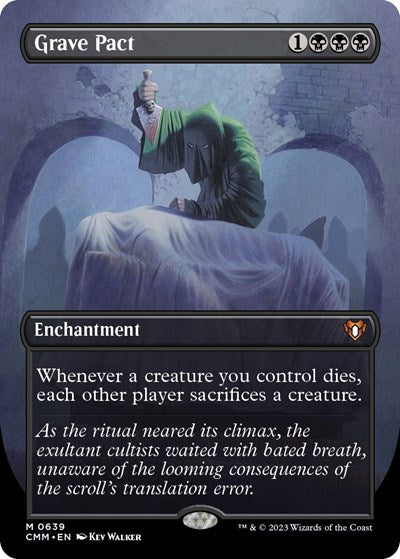 Grave Pact (Borderless) (Commander Masters) Near Mint Foil