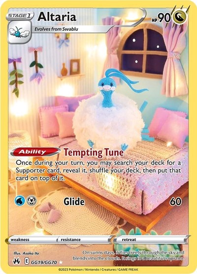 Altaria (Crown Zenith: Galarian Gallery) Light Play Holofoil