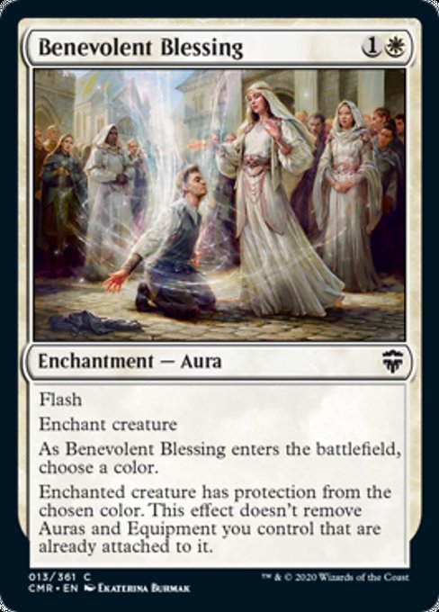 Benevolent Blessing (Commander Legends) Near Mint Foil