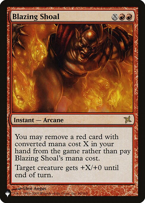 Blazing Shoal (The List) Medium Play