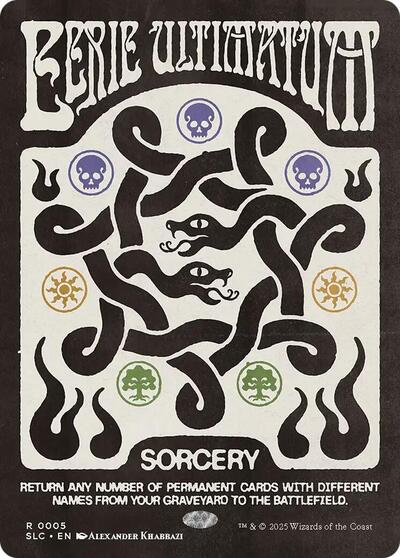 Eerie Ultimatum (Secret Lair Countdown Kit) Light Play Foil
