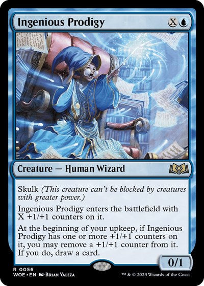 Ingenious Prodigy (Wilds of Eldraine) Light Play Foil