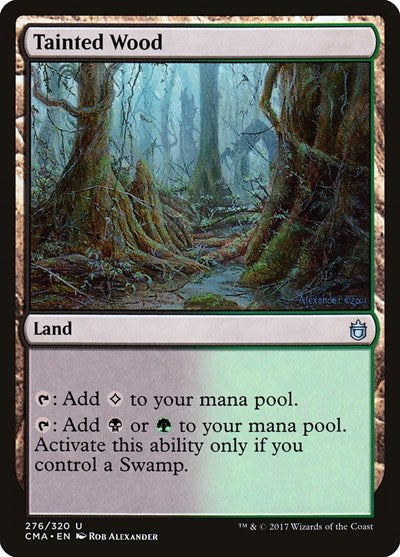 Tainted Wood (Commander Anthology) Light Play