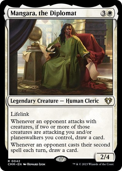 Mangara, the Diplomat (Commander Masters) Near Mint Foil