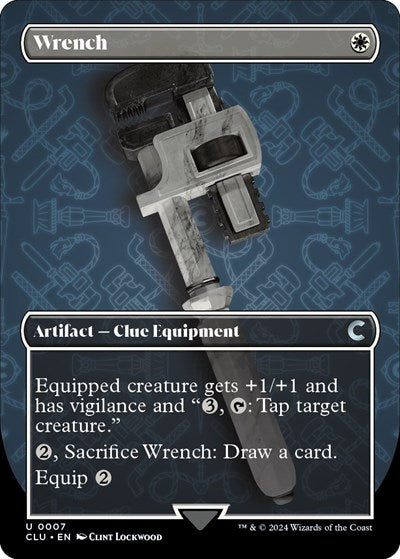 Wrench (Borderless) (Ravnica: Clue Edition) Light Play