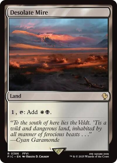 Desolate Mire (Surge Foil) (Commander: FINAL FANTASY) Light Play Foil