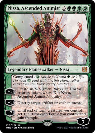 Nissa, Ascended Animist (Phyrexia: All Will Be One) Near Mint