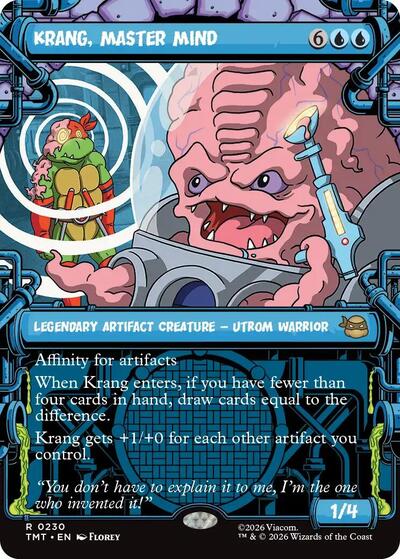 Krang, Master Mind (Showcase) (Teenage Mutant Ninja Turtles) Medium Play