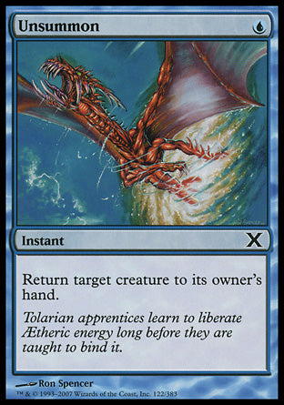 Unsummon (10th Edition) Medium Play
