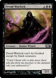 Dread Warlock (Magic 2010 Core Set) Light Play Foil
