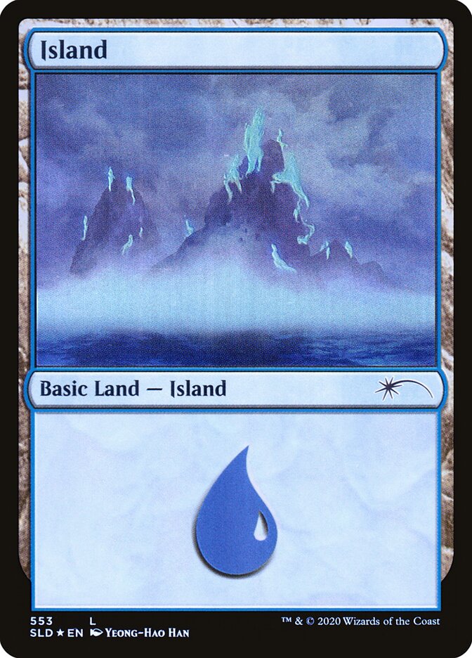 Island 553 (Secret Lair) Near Mint Foil