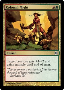 Colossal Might (Alara Reborn) Medium Play Foil