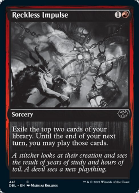 Reckless Impulse (Innistrad: Double Feature) Near Mint Foil