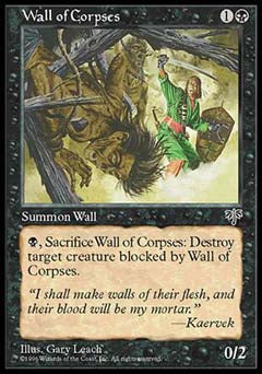 Wall of Corpses (Mirage) Light Play
