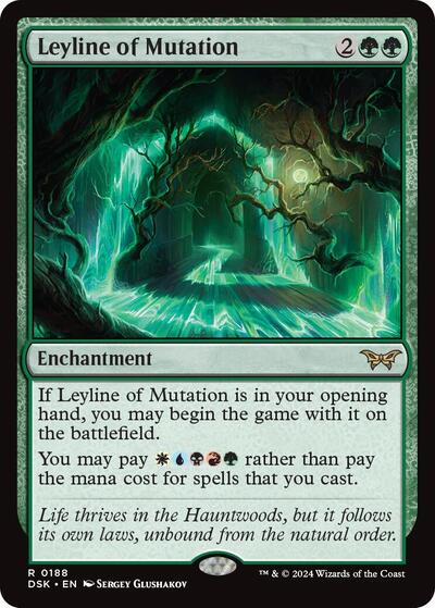 Leyline of Mutation (Duskmourn: House of Horror) Light Play