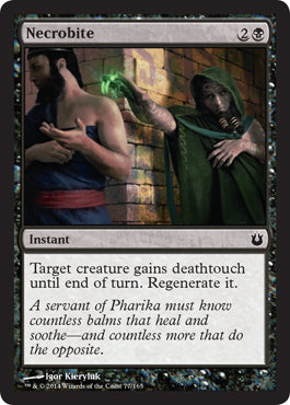 Necrobite (Born of the Gods) Light Play Foil