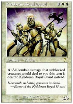 Kjeldoran Royal Guard (7th Edition) Light Play