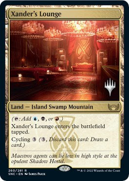 Xander's Lounge (Promo Pack: Streets of New Capenna) Light Play Foil