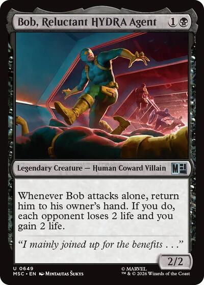 Bob  Reluctant HYDRA Agent|1|0|0.00